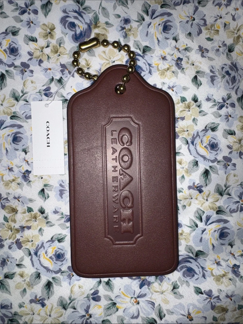 Coach brown XL hangtag-NWT - Picture 1 of 6